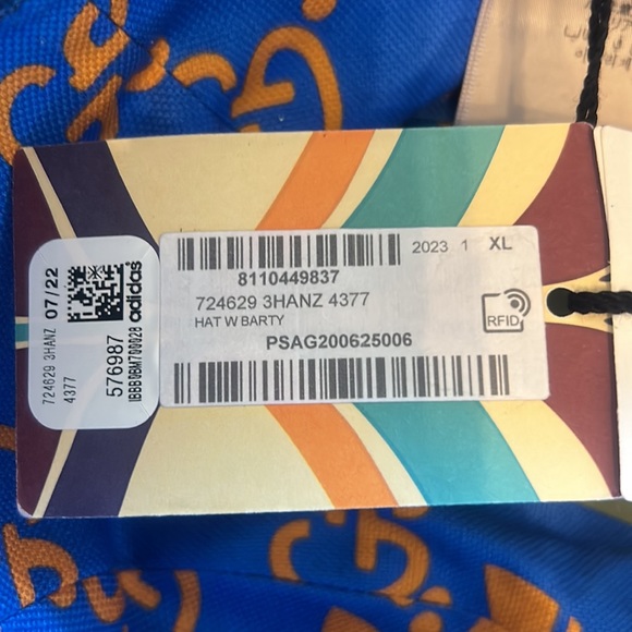 ADIDAS X GUCCI LEATHER FEDORA HAT  SIZE XL - Picture 6 of 6